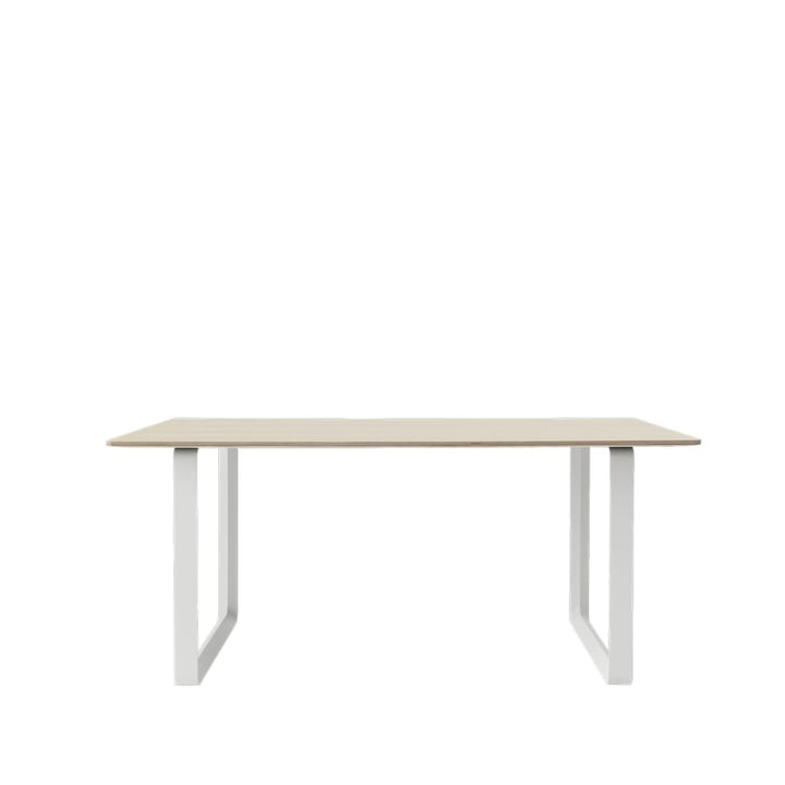 70/70 spisebord 170 x 85 cm - Oak veneer-Plywood-White - Muuto