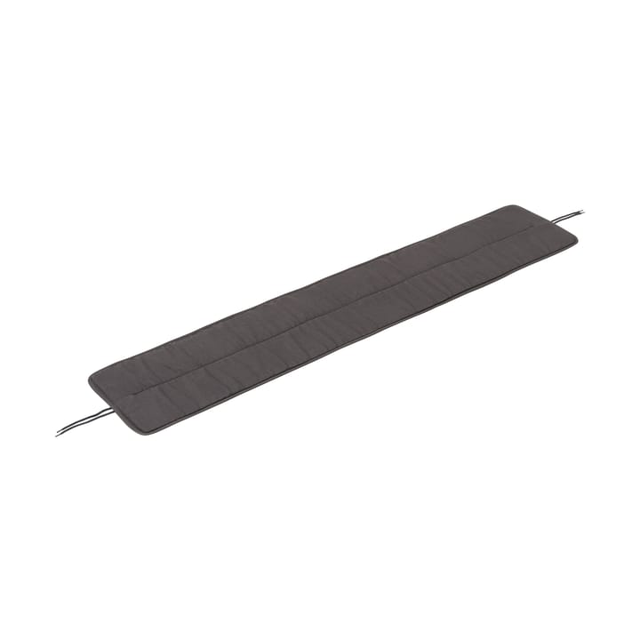 Linear Steel Bench Pad benkepute 170x32,5 cm - Dark grey - Muuto
