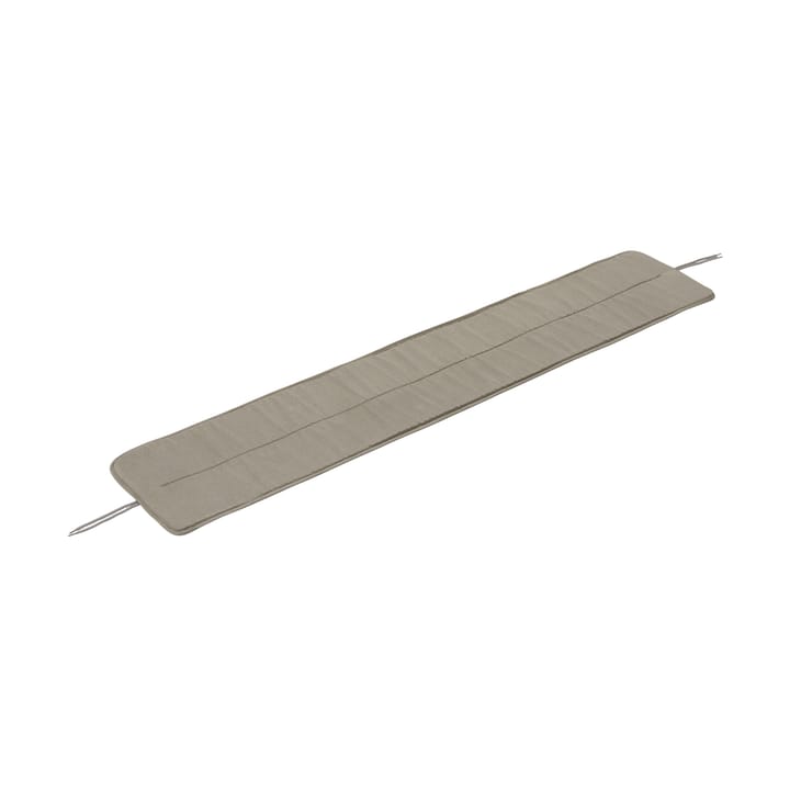 Linear Steel Bench Pad benkepute 170x32,5 cm - Light grey - Muuto