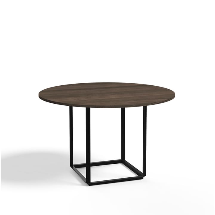 Florence spisebord rundt - Walnut, Ø 120 cm, sort stativ - New Works