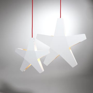 Advent Stjerne Adventsstjerne - grå, 40 cm, lysegr�å tekstilledning - SMD Design