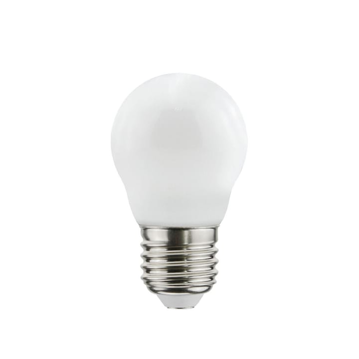 Airam Filament LED dim to warm-Globe E27 lyspære - opal, P45 E27, 5W - Airam