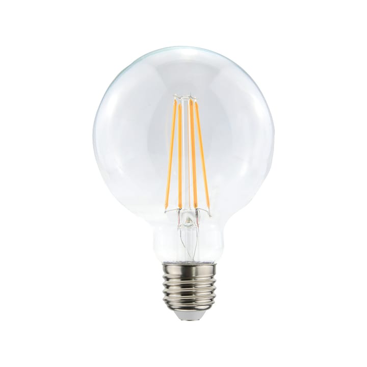 Airam Filament LED globe 95MM lyspære - Klar-dimbar-4-filament E27-5W - Airam