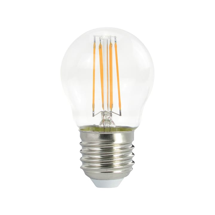 Airam Filament LED globe lyspære - klar, dimbar E27, 4W - Airam