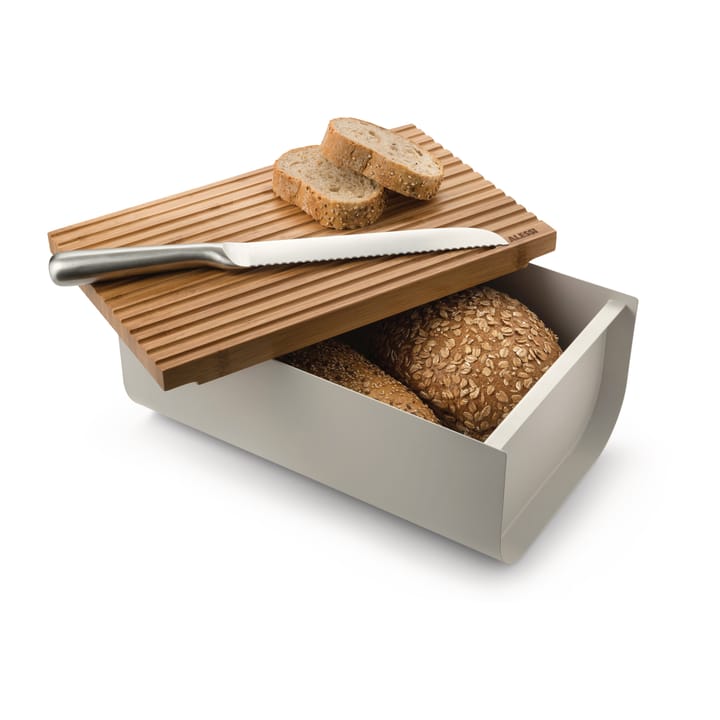 Mattina brødboks 34 cm - Varm grå-bambus - Alessi