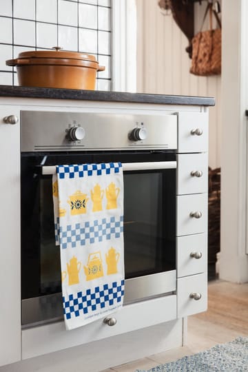 Gryteskapet kjøkkenhåndkle 47x70 cm - Multi-Gul-Blå - Almedahls