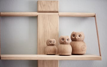 Andersen Owl trefigur Small - Oak - Andersen Furniture