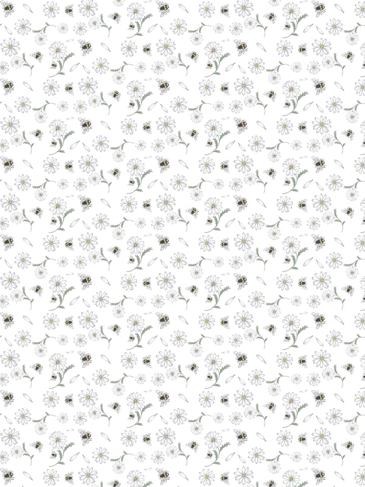 Blomstersurr voksduk - Beige - Arvidssons Textil