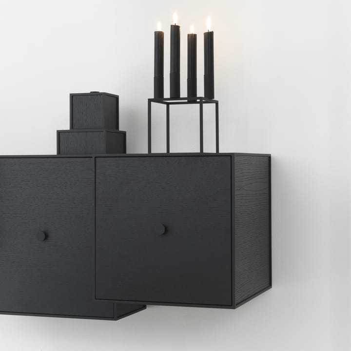 Frame 14 kube med lokk - svartbeiset ask - Audo Copenhagen