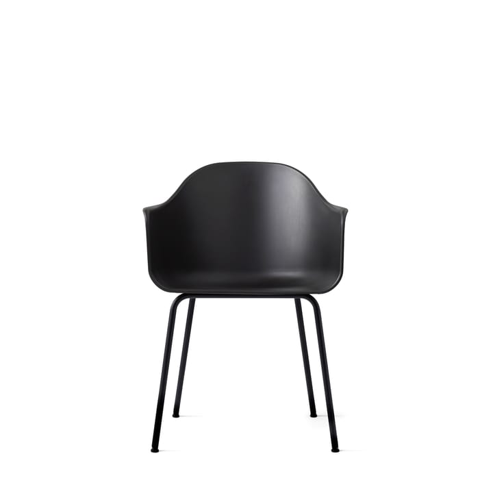 Harbour chair stol armlene, stål bein - black - Audo Copenhagen