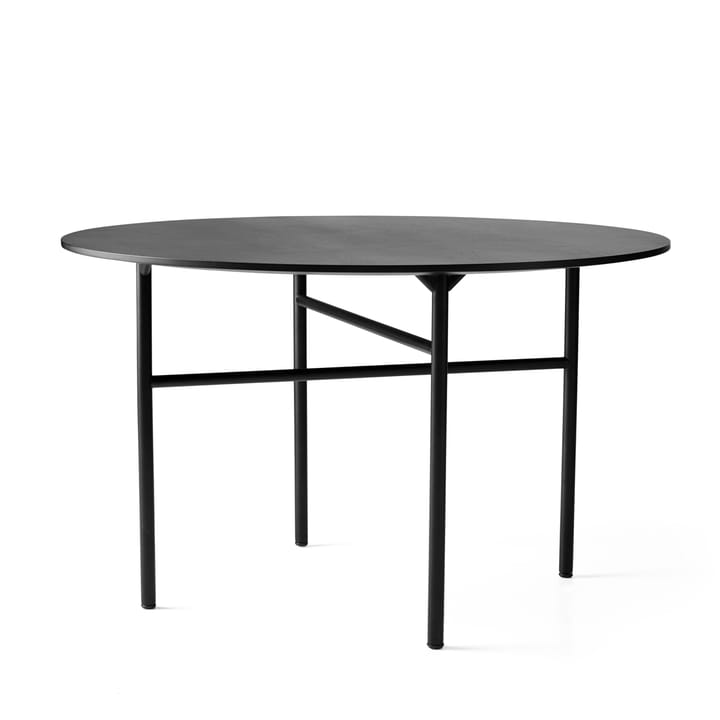 Snaregade bord rundt - svart, Ø 120 cm - Audo Copenhagen