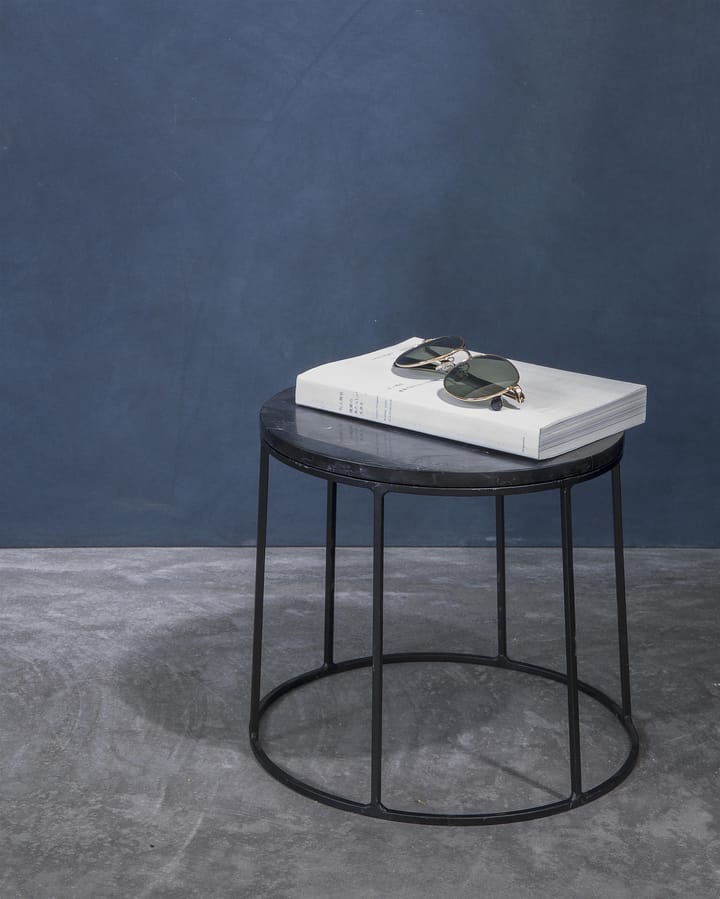 Wire table top - svart marmor - Audo Copenhagen