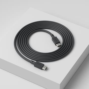 Cable 1 USB-C til USB-C ladekabel 2 m - Stockholm black - Avolt