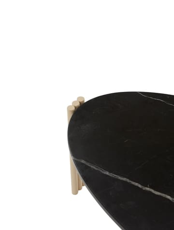 Tribus salongbord ovalt 92,4 x 47,6 x 35 cm - Light Sand-black - AYTM