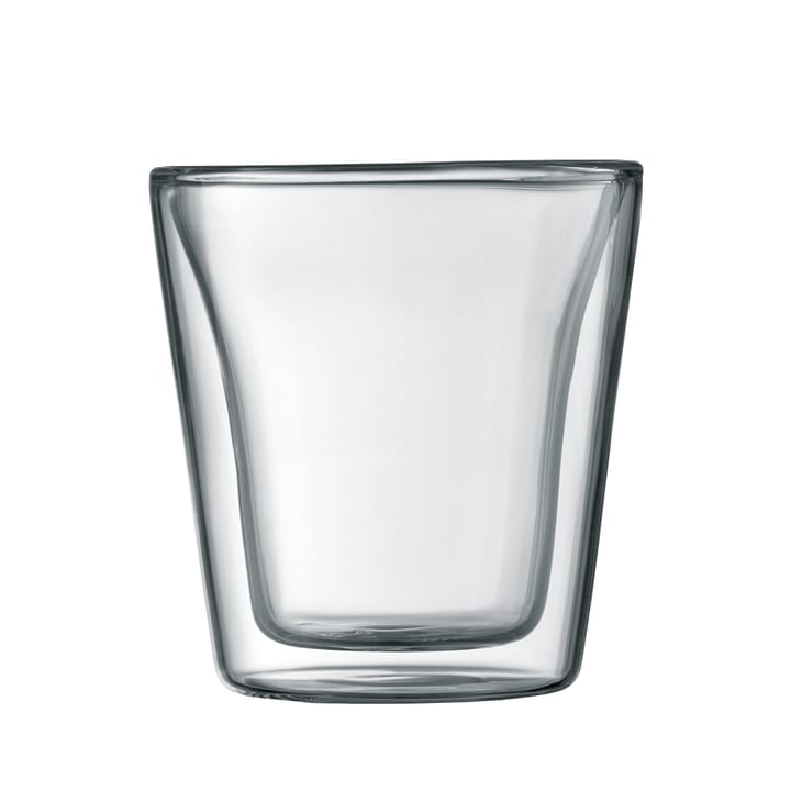 Canteen glass med dobbelt vegg 2 pakn. - 0,1 l - Bodum