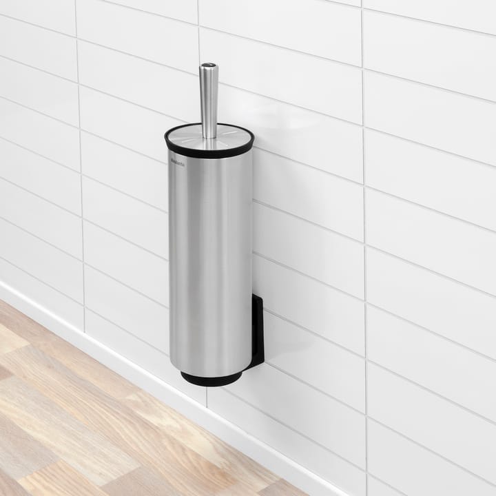 Profile toalettbørste med veggmontering - matt stål - Brabantia