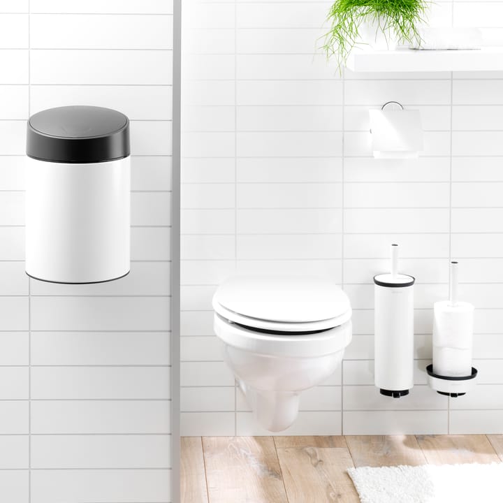 Profile toalettbørste med veggmontering - pure white - Brabantia