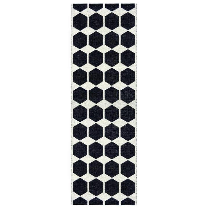 Anna svart gulvteppe - 70x300 cm - Brita Sweden