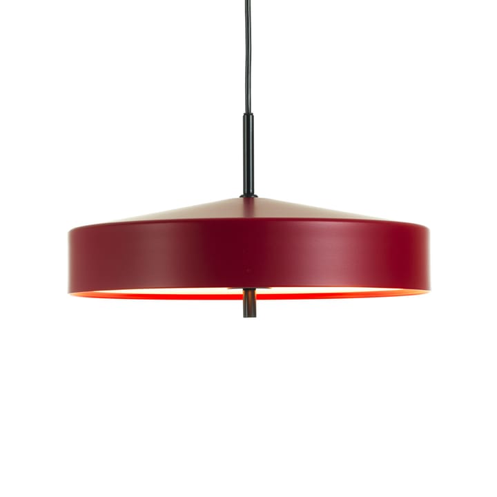 Cymbal takpendel - Rød matt, sort ledning, Ø 46 cm - Bsweden