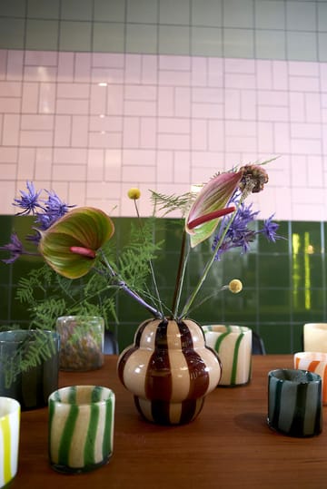 Curlie vase 20 cm - Brun-beige - Byon