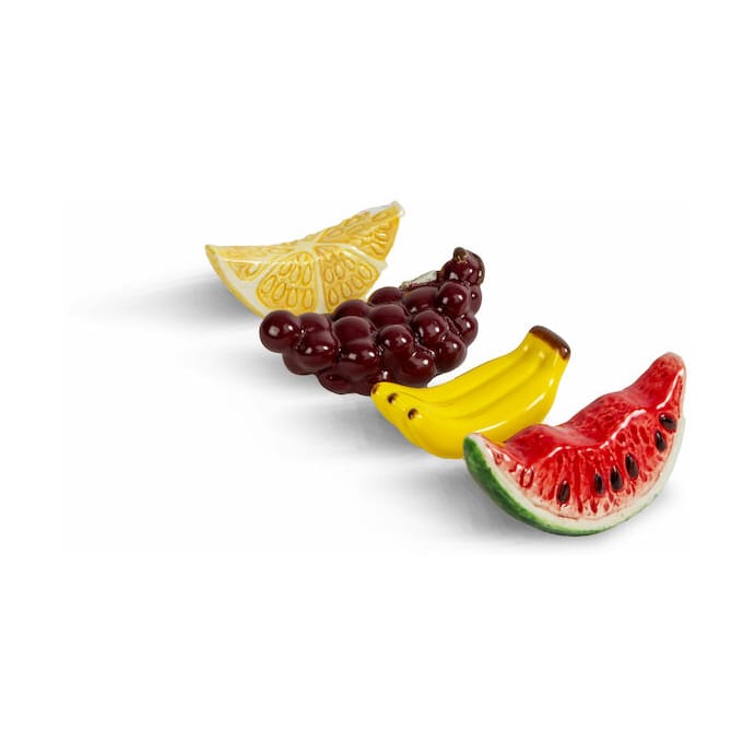 Fruits spisepinneholder - 4-pk - Byon