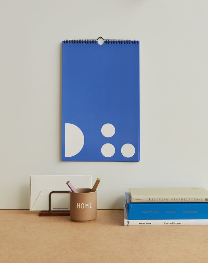 Design Letters månedsplanlegger - Cobalt blue - Design Letters