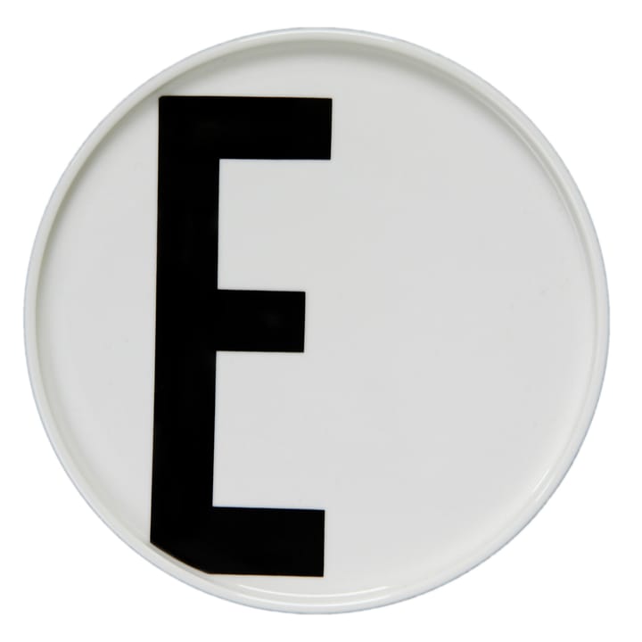 Design Letters tallerken - E - Design Letters