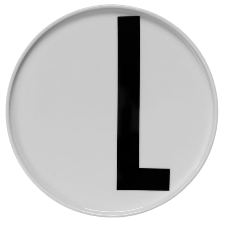 Design Letters tallerken - L - Design Letters