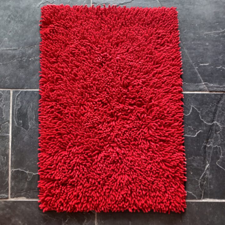 Rasta liten gulvteppe - rød - Etol Design