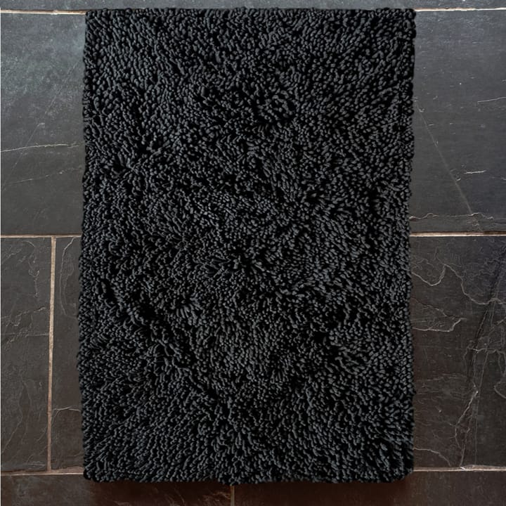 Rasta liten gulvteppe - svart - Etol Design