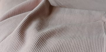 Stripe sengeteppe steinvasket bomull 180 x 260 - Dusty rose - Etol Design