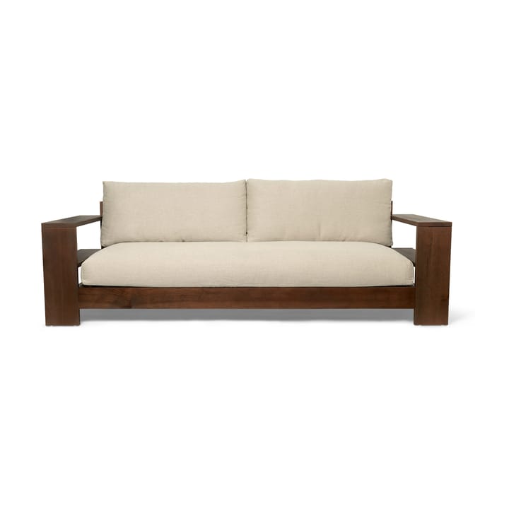 Edre sofa classic lin - Dark Stained-Natural - Ferm LIVING