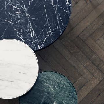 Marble Table sofabord - Marmor sort, large, sort stativ - ferm LIVING