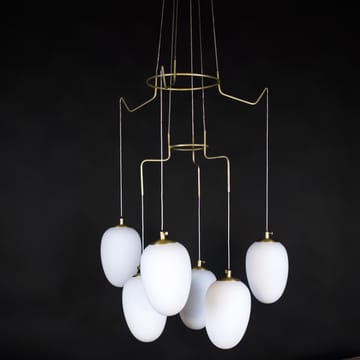 Divine 6 taklampe - messing - Globen Lighting
