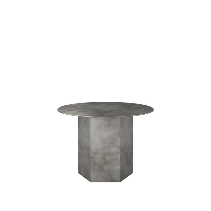 Epic Steel sofabord - Misty grey, Ø 60 cm - GUBI