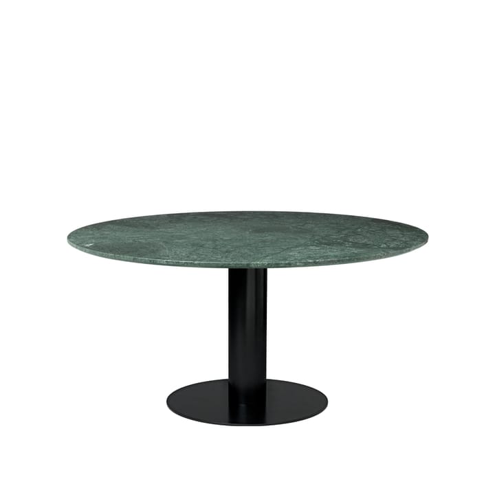 Gubi 2.0 spisebord - marble green, Ø 150, sort stativ - GUBI