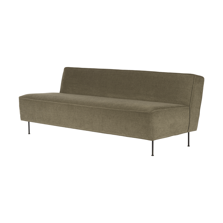 Modern Line sofa 180 x 83 x 70 cm - Belsuede special FR 002 – black - GUBI