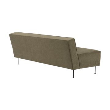 Modern Line sofa 180 x 83 x 70 cm - Belsuede special FR 002 – black - GUBI