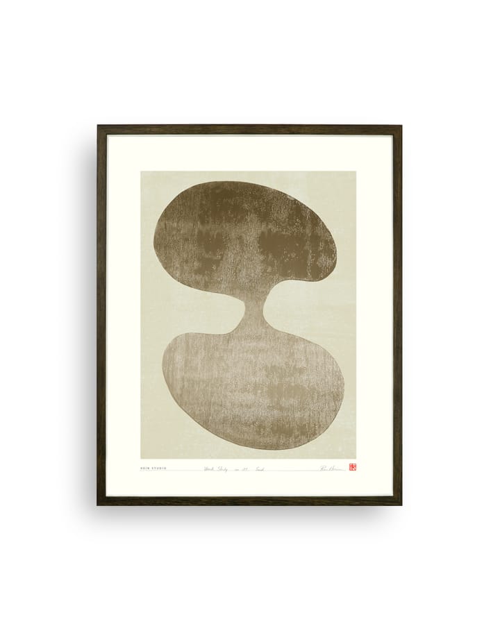 Wood Study plakat 40 x 50 cm - No. 01 - Hein Studio