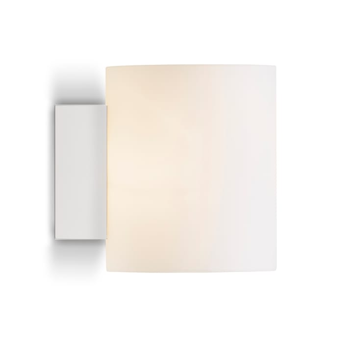 Evoke vegglampe small - hvit-hvitt glass - Herstal