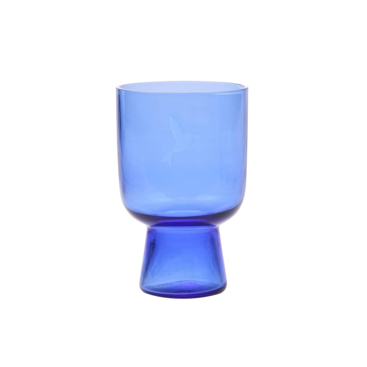 HKliving gravert vannglass blå - stor - HKliving