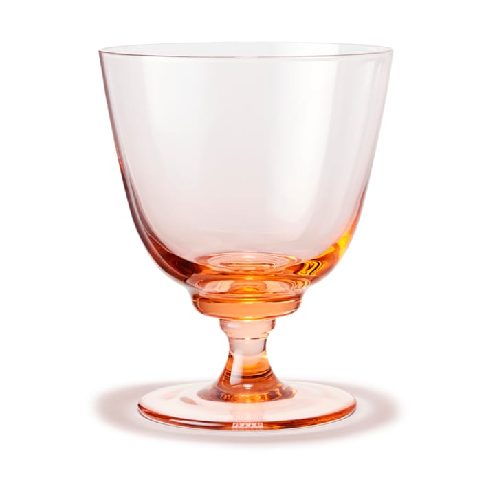 Flow glass på fot 35 cl - Champagne - Holmegaard