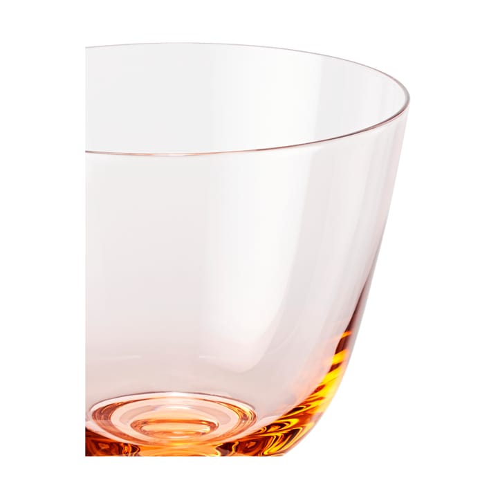 Flow glass på fot 35 cl - Champagne - Holmegaard