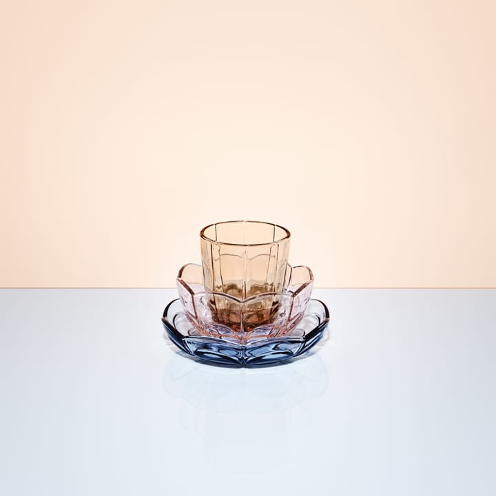 Lily vannglass 32 cl 2-pakning - Toffee rose - Holmegaard