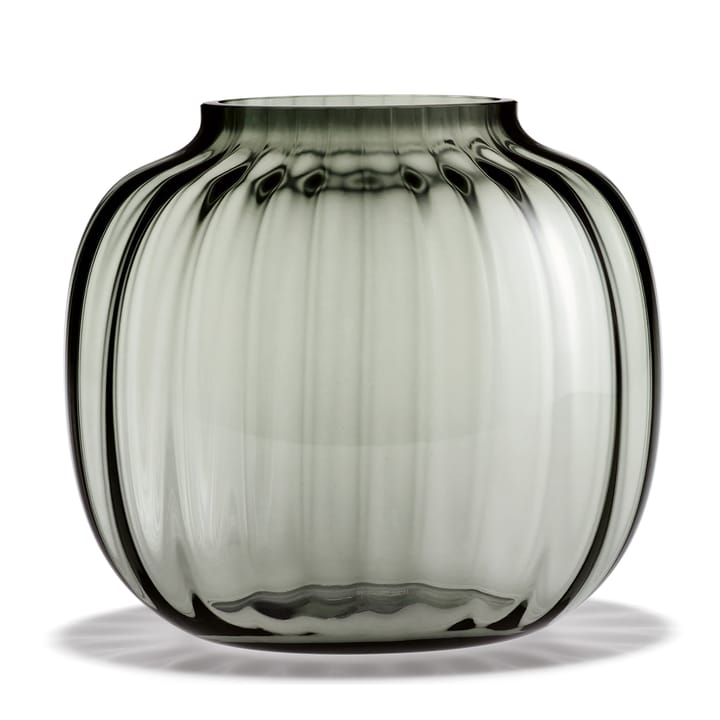 Primula vase oval 17,5 cm - Smoke - Holmegaard