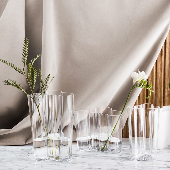 Alvar Aalto vase klar - 220 mm - Iittala