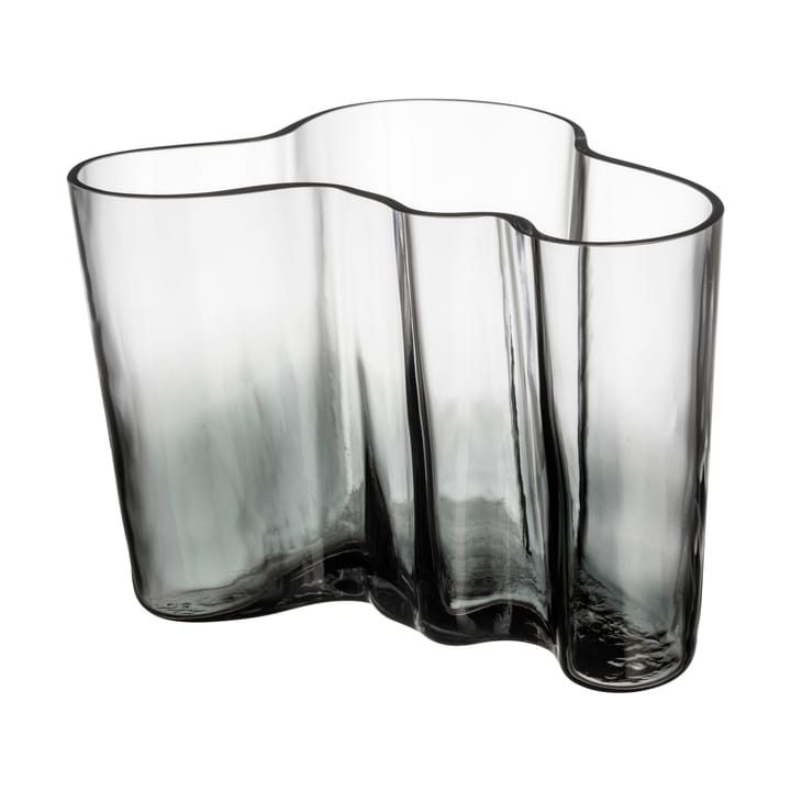 Alvar Aalto vase Limited Edition 140 mm - Klar-mørkegrå - Iittala