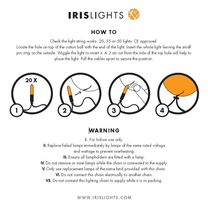 Irislights Spring - 35 kuler - Irislights