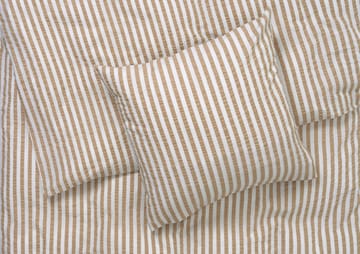 Bæk&Bølge Lines sengesett 140 x 200 cm - Sand-hvit - Juna