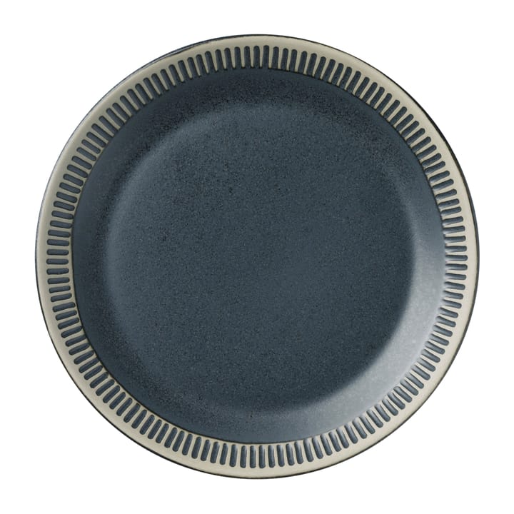 Colorit tallerken Ø 19 cm - Mørkegrå - Knabstrup Keramik
